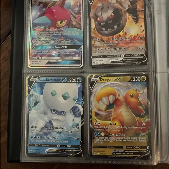 Red and White Poké Ball Binder filled with card - Picture 5 of 13